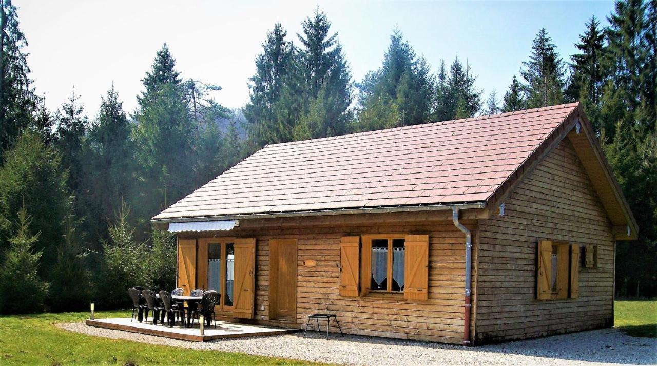 Chalet De Charme Le Contemporain Ney Exteriör bild