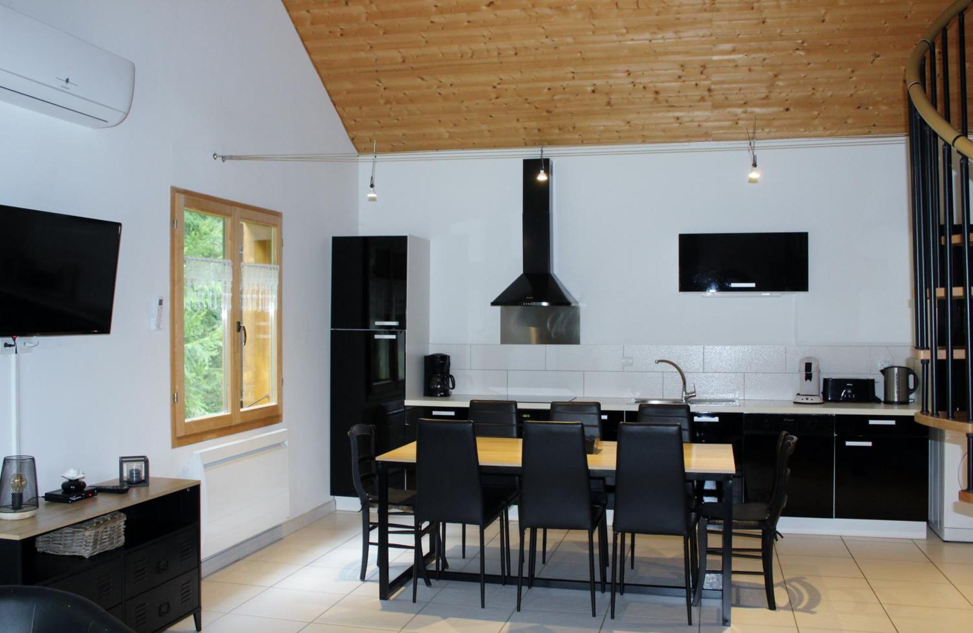 Chalet De Charme Le Contemporain Ney Exteriör bild