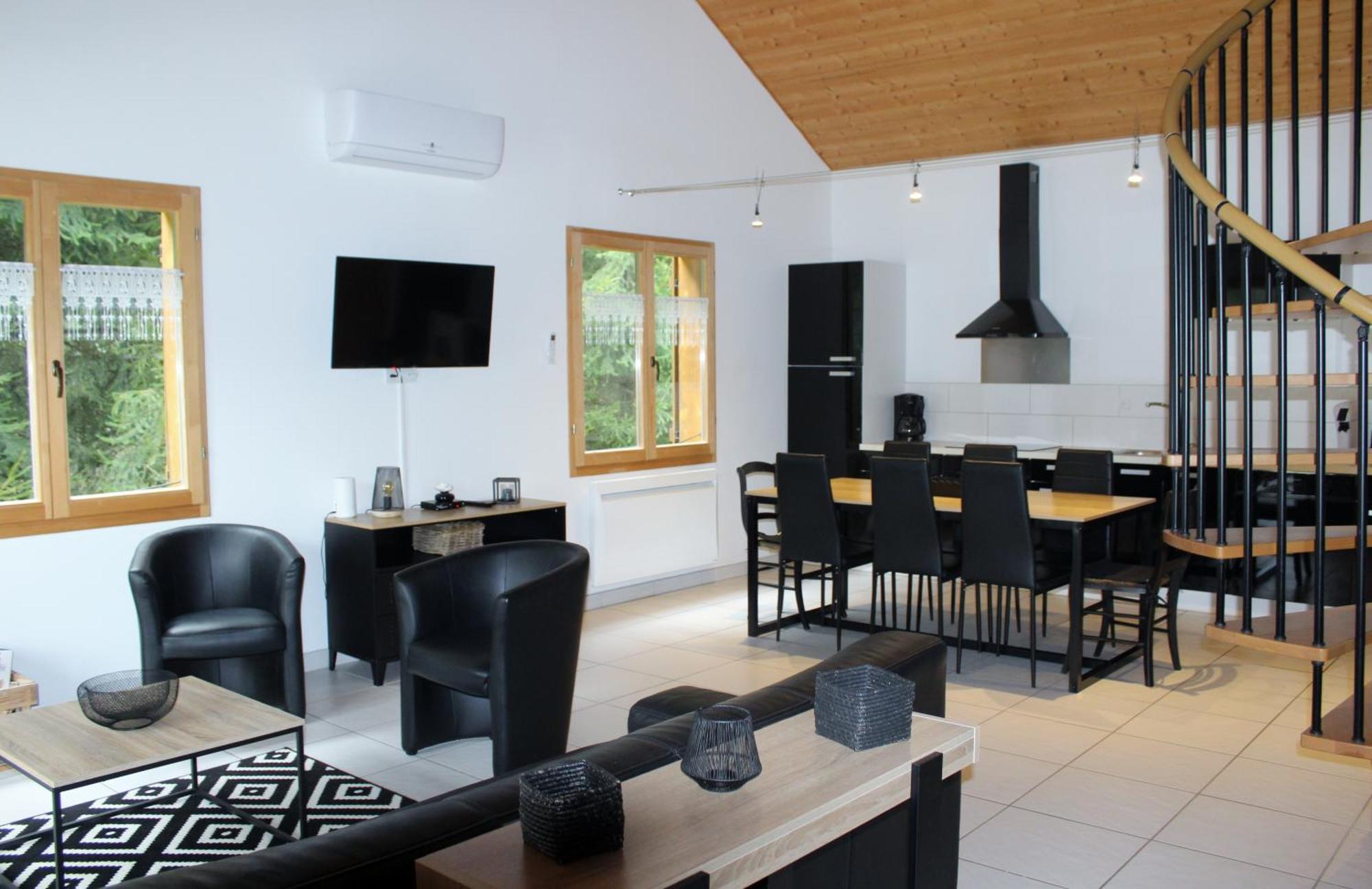 Chalet De Charme Le Contemporain Ney Exteriör bild