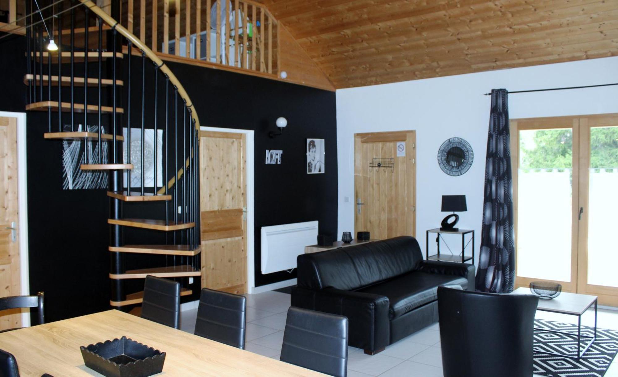 Chalet De Charme Le Contemporain Ney Exteriör bild