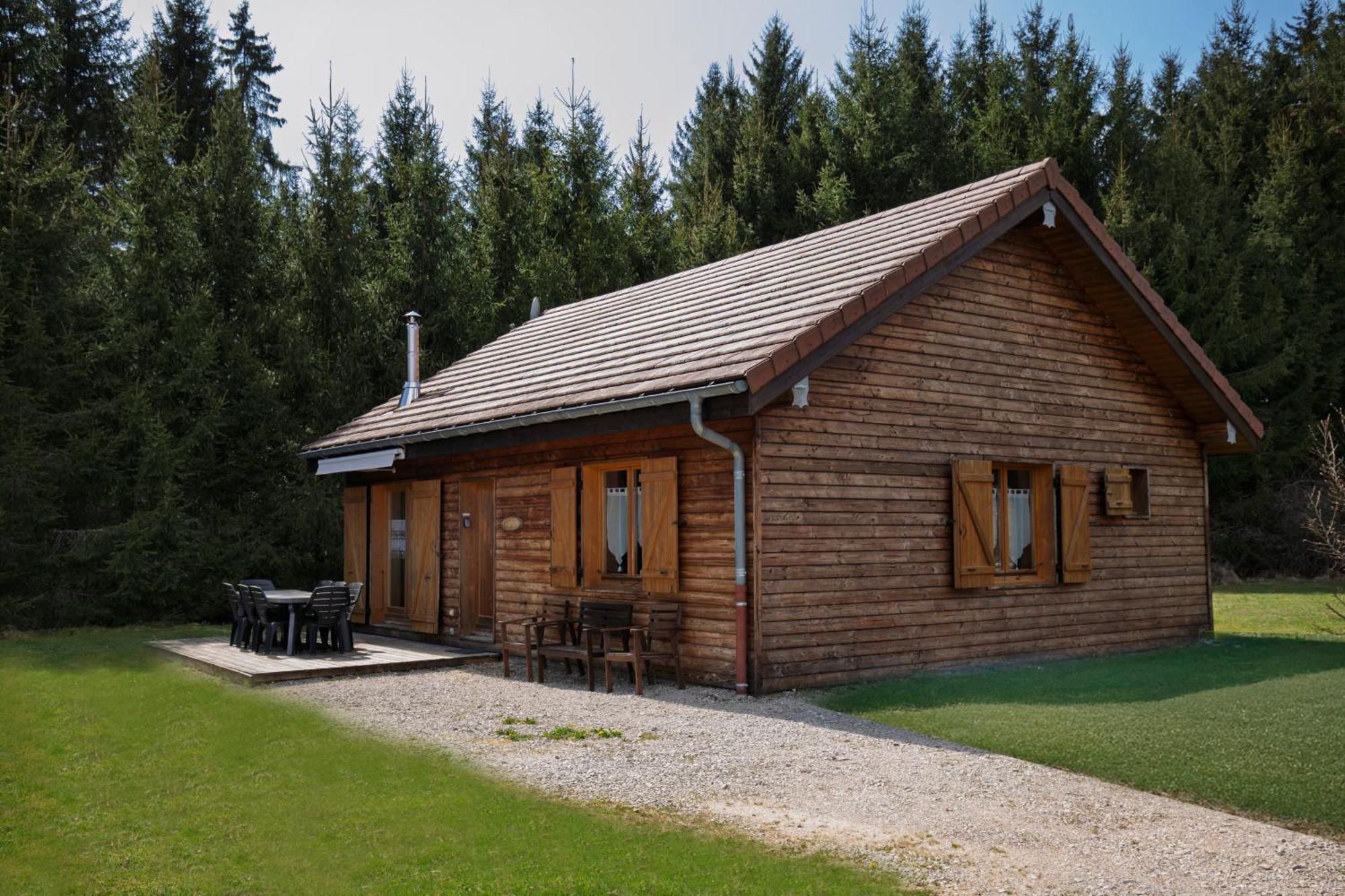 Chalet De Charme Le Contemporain Ney Exteriör bild