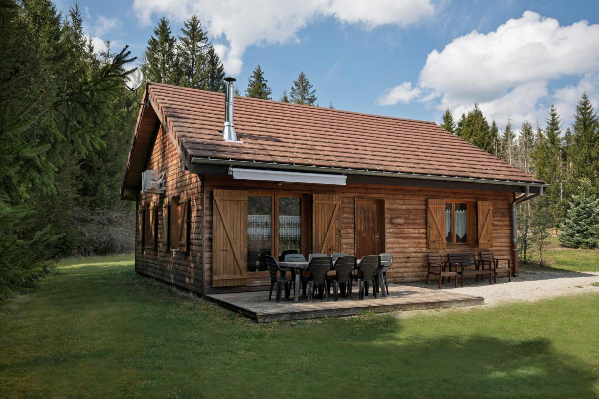 Chalet De Charme Le Contemporain Ney Exteriör bild