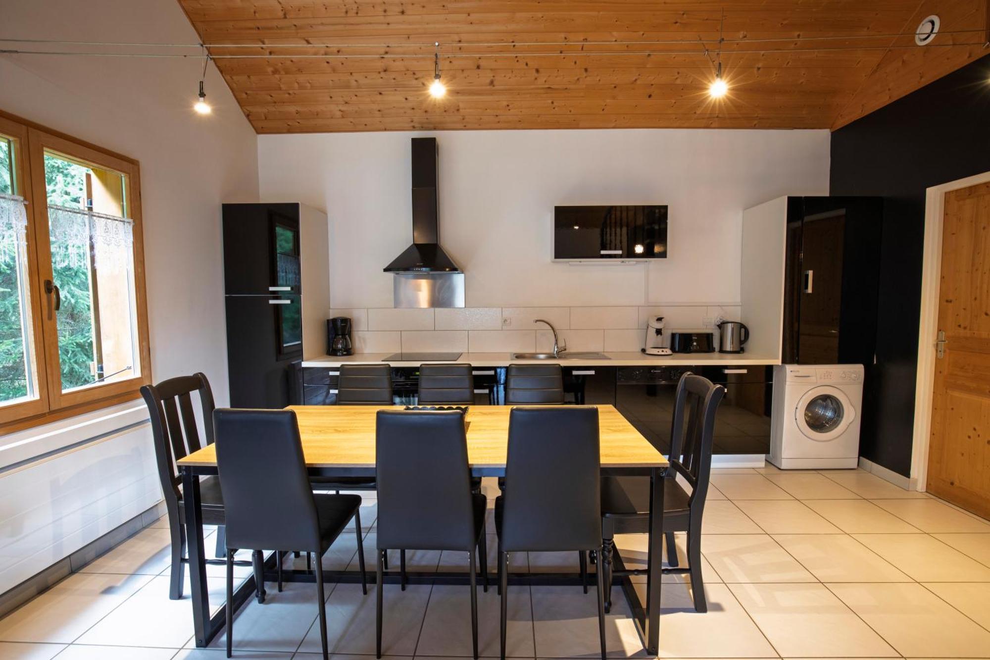 Chalet De Charme Le Contemporain Ney Exteriör bild