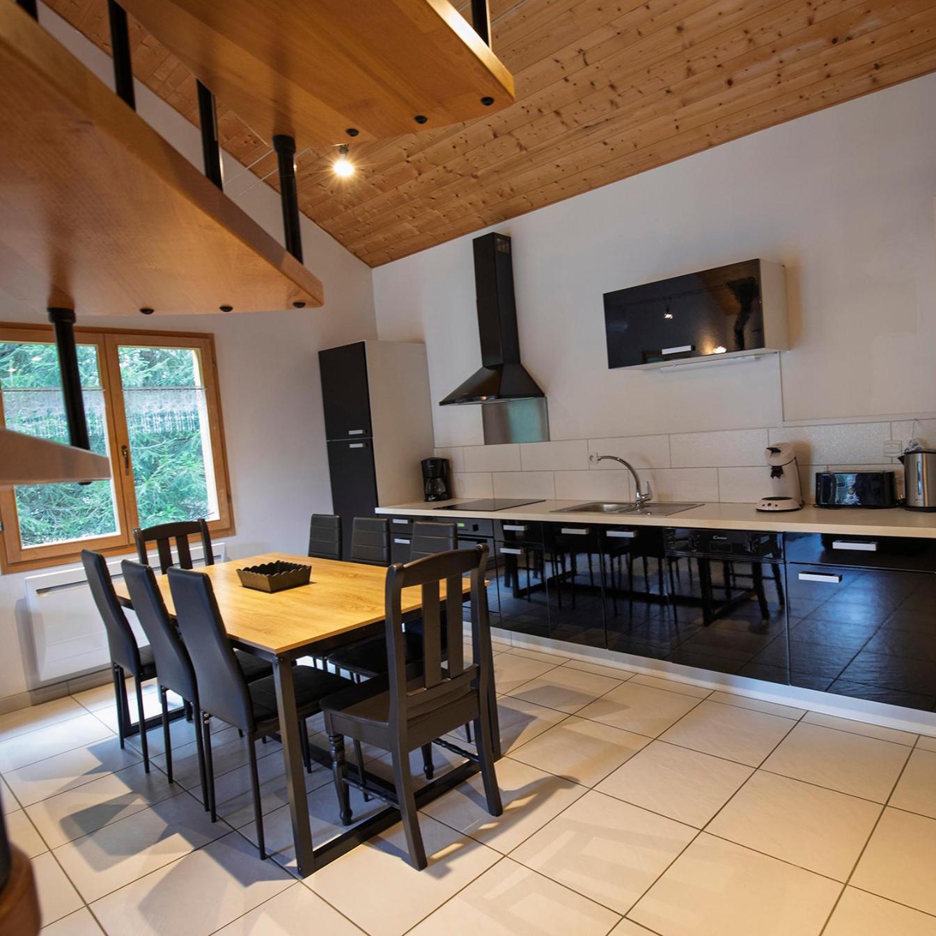 Chalet De Charme Le Contemporain Ney Exteriör bild